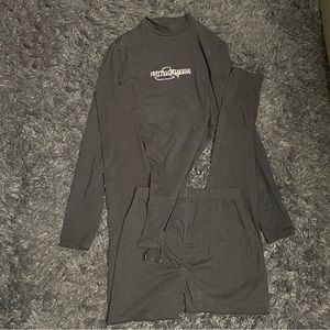 3 for $23🤍 PLT bodysuit leggings set